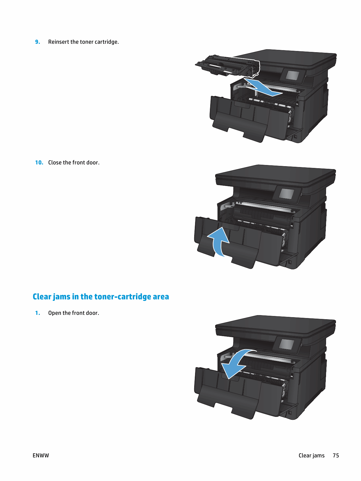 HP LaserJet Pro-MFP M435nw Troubleshooting Manual PDF download